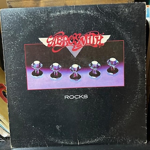 Aerosmith-&quot;Rocks&quot; Vintage vinyl rock record album.  &quot;Last child&quot;, &quot;Back in the Saddle Again&quot;
