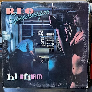 REO Speedwagon-&quot;Hi Infidelity&quot; vintage vinyl rock record album