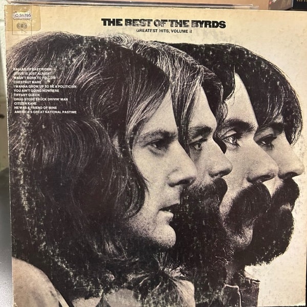 The Byrds-"The Best of the Byrds Greatest Hits, Vol. 2" Vintage vinyl record album.  "Ballad of Easy Rider"