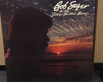 Bob Seger & The Silver Bullet Band-"The Distance" vintage vinyl record album, classic rock records "Even Now", 'Shame on the moon"