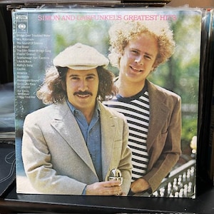 Simon and Garfunkel- &quot;Simon and Garfunkel Greatest Hits&quot;, 33 rpm 12&quot; folk rock album, Cecilia , &quot;Mrs. Robinson&quot;, Bridge over troubled waters