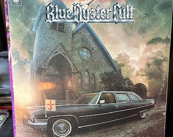 Blue Oyster Cult- "On Your Feet or On Your Knees", 33 rpm 12" hard rock album, BOC Albums, "Hot Rails to Hell", "Subhuman", 2 record set