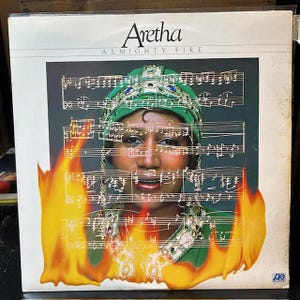 Aretha Franklin-&quot;Almighty Fire&quot; Vintage vinyl soul record album