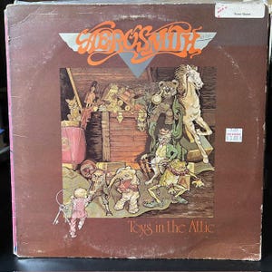 Vintage Aerosmith Toys in the Attic Vinyl LP Record Album No