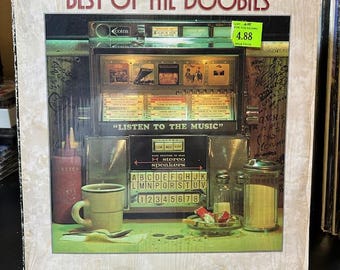 Doobie Brothers vinyl record- &quot;Best of the Doobie&quot;  33 rpm 12&quot; vinyl album, classic rock records, Black water, china grove, greatest hits