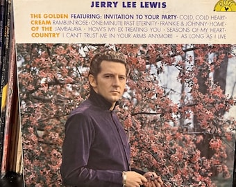 Jerry Lee Lewis-" The golden Cream of the Country" Vintage vinyl record album