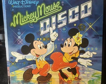 Disneyland-"Mickey Mouse Disco" vintage vinyl children's record album