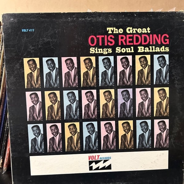 Otis Redding-"The Great Otis Redding Sings Soul Ballads" Vintage vinyl record album