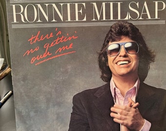 Ronnie Milsap-"There's No Gettin' Over Me", 33 rpm 12" vinyl album, vintage country records, 80's country records