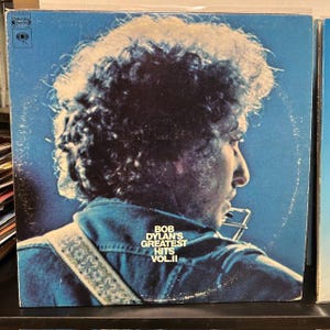 Bob Dylan-"Bob Dylan's Greatest Hits Volume II", vintage vinyl record album, "Lay lady lay", "If Not For You", "All along the Watchtower"
