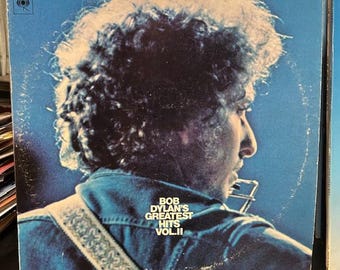 Bob Dylan-"Bob Dylan's Greatest Hits Volume II", vintage vinyl record album, "Lay lady lay", "If Not For You", "All along the Watchtower"