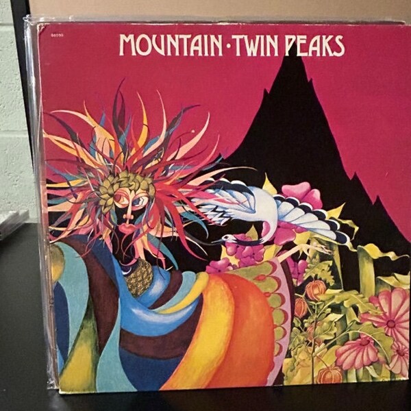 Mountain-"Twin Peaks" Vintage vinyl double Record album.  "Mississippi Queen"  Leslie West