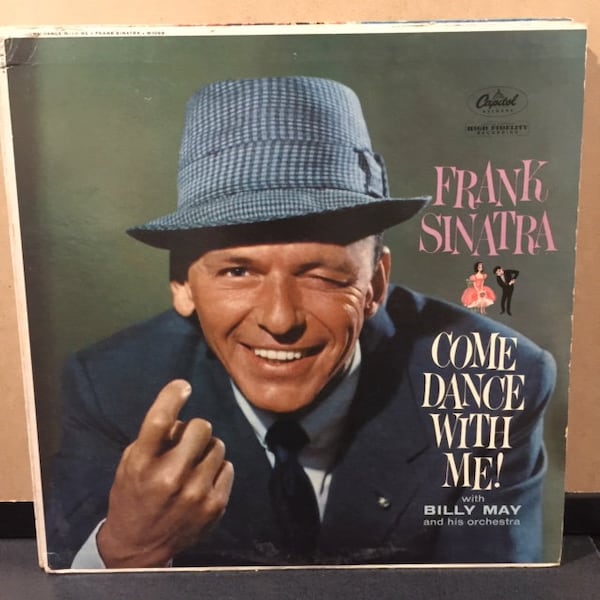 Frank Sinatra: álbum de vinilo antiguo "Come Dance with Me".