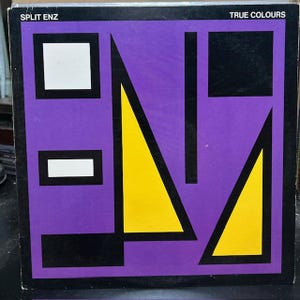 Split Enz-"True Colorours" Vintage vinyl record album