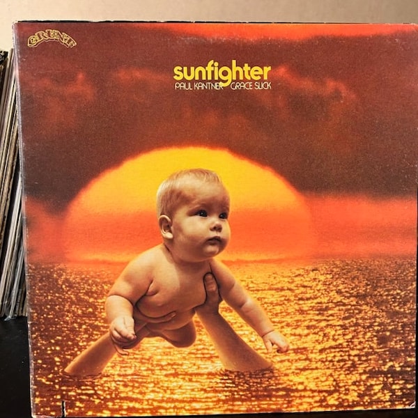 Paul Kantner, Grace Slick-"Sunfighter" Vintage vinyl record album