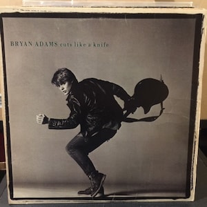 Bryan Adams-&quot;Cuts like a Knife&quot; vintage vinyl record album, &quot;Straight from the Heart&quot;