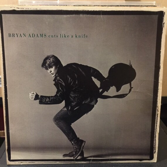 Bryan Adams Cuts Like a Knife サイン入り Bryan Adams - Cuts Like A Knife, Vinyl Record Album LP