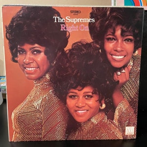 Supremes-&quot;Right On&quot; Vintage vinyl Motown record album