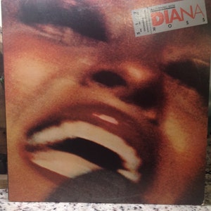 Diana Ross vintage vinyl record-&quot;An Evening With Diana Ross&quot; 33 rpm 12&quot; vinyl album, Motown, &quot;Baby Love&quot; &quot;Ain&#39;t No Mountain High Enough