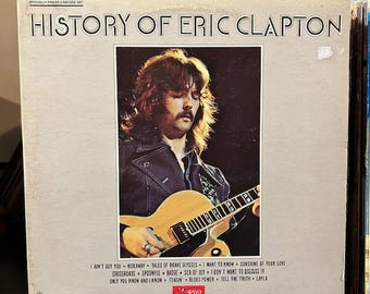 Eric Clapton - History of Eric Clapton Double LP Vinyl Record