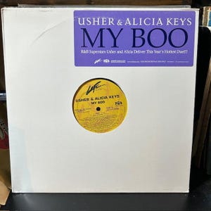 Usher and Alicia Keys-&quot;My Boo&quot; Vintage vinyl 12&quot; single  record