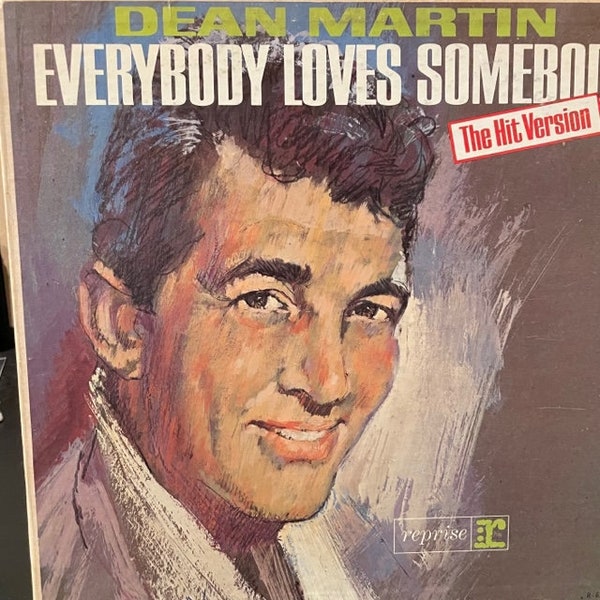 Dean Martin-Álbum de discos de vinilo vintage "Everybody Loves Somebody"