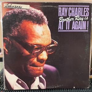 Ray Charles-&quot;Brother Ray is at it Again&quot; Vintage vinyl record album