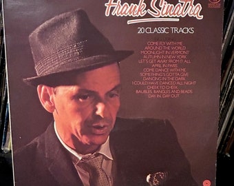 Frank Sinatra-"20 Classic Tracks" Vintage vinyl record album.  UK Import