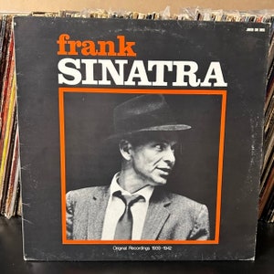 Frank Sinatra-"The Young Frank Sinatra" Vintage vinyl record album.  Italian Import