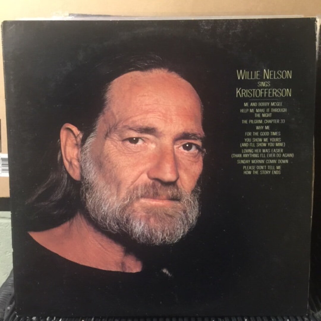 Willie Nelson Sunday Mornin Comin Down www.etsy.com