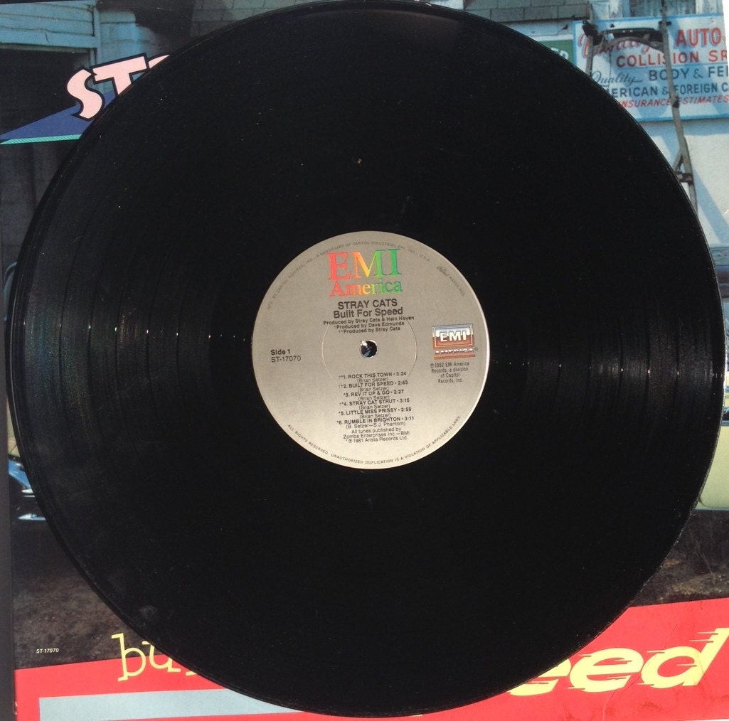 Stray Cats- Built for Speed - Etsy Hong Kong