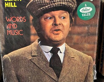 Benny Hill-"Words and Music" Vintage vinyl comedy record album