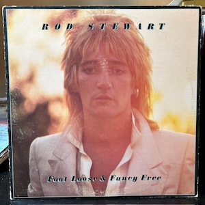 Rod Stewart vinyl Record- Foot Loose and Fancy Free&quot;        Includes hit song-&quot;Hot Legs&quot; @ &quot;I Was Only Joking&quot;  33 rpm 12&quot; vinyl album