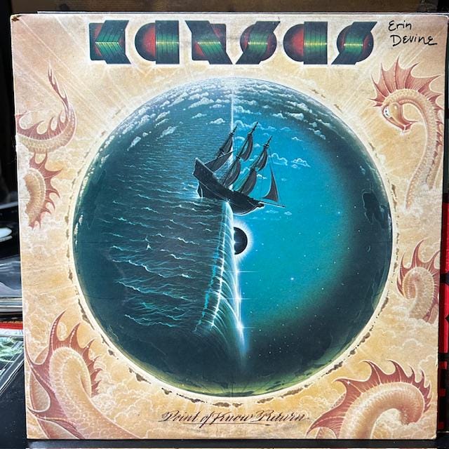 Kansas-"Point of Know Return" Vintage vinyl classic rock record album