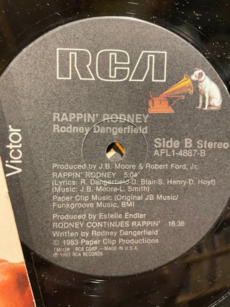 Rodney Dangerfield-"Rappin' Rodney" Vintage vinyl comedy record bild 4