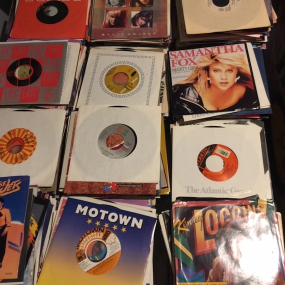 Jukebox Title Strip CD 7" 45RPM Records 2 Fats Domino My Blue Heaven w Jukebox Title Strip CD 7" 45RPM Records 2 Fats Domino My Blue Heaven w