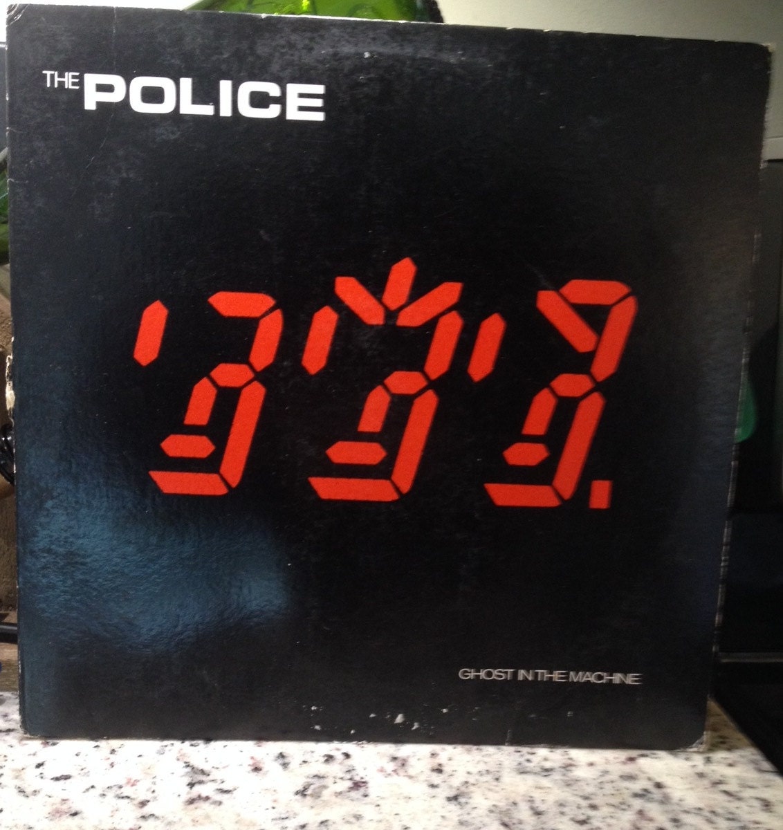 The Police vintage vinyl record-"Ghost In The Machine" 33 rpm 12" album, 80s new wave, "Spirit's in The Material World" Hungry for you