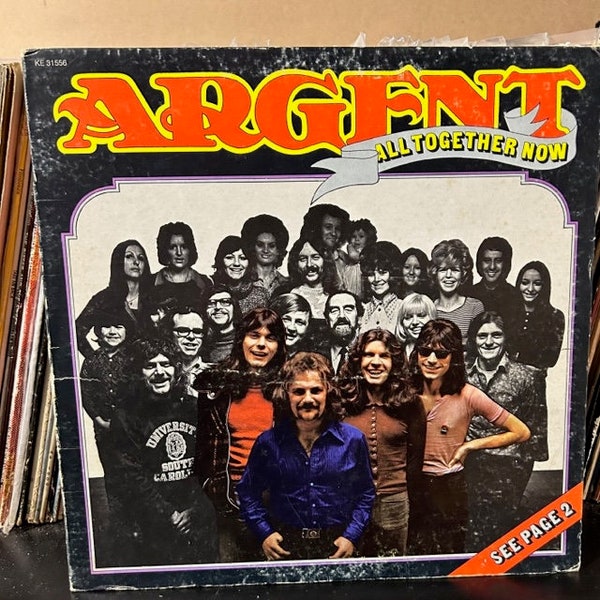 Argent-"All Together Now" Vintage vinyl record album.  "Hold Your Head Up"