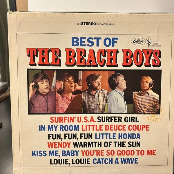 Beach Boys-"Best of the Beach Boys" Vintage vinyl greatest hits record album