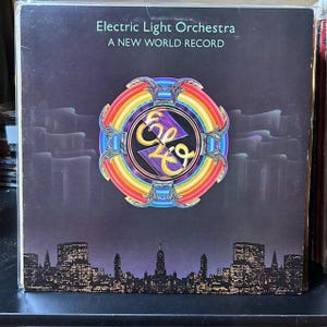ELO- &quot;A New World Record&quot; vintage vinyl classic rock record album, &quot;Telephone Line&quot;