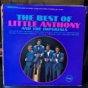 Little Anthony and the Imperials-&quot;Best of Little Anthony and the Imperials&quot;, vintage vinyl record album