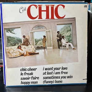 Chic- &quot;C&#39;est Chic&quot; vintage vinyl record album, &quot;Le Freak&quot; 70&#39;s Disco records
