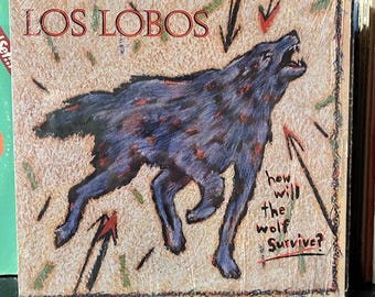 Vintage Los Lobos How Will the Wolf Survive Record Album Vinyl LP