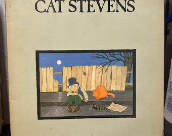 Cat Stevens-"Teasers and the Firecat" vintage vinyl folk rock record album, "Moon Shadow", "Peacetrain"