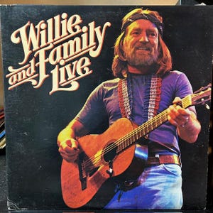 Willie Nelson-&quot;Willie and Family Live&quot; vintage vinyl country record album