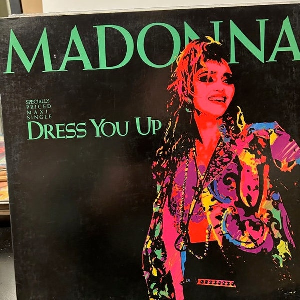 Madonna-"Dress You Up" Vintage vinyl 12" 45 rpm single record