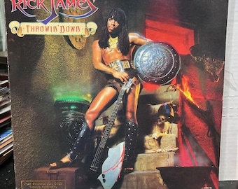 Rick James-"Throwin' Down" Vintage vinyl record album