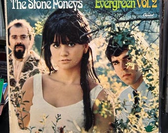 The Stone Poneys-"Evergreen Vol. 2" Vintage vinyl record album.  Linda Ronstadt.  "Different Drum"