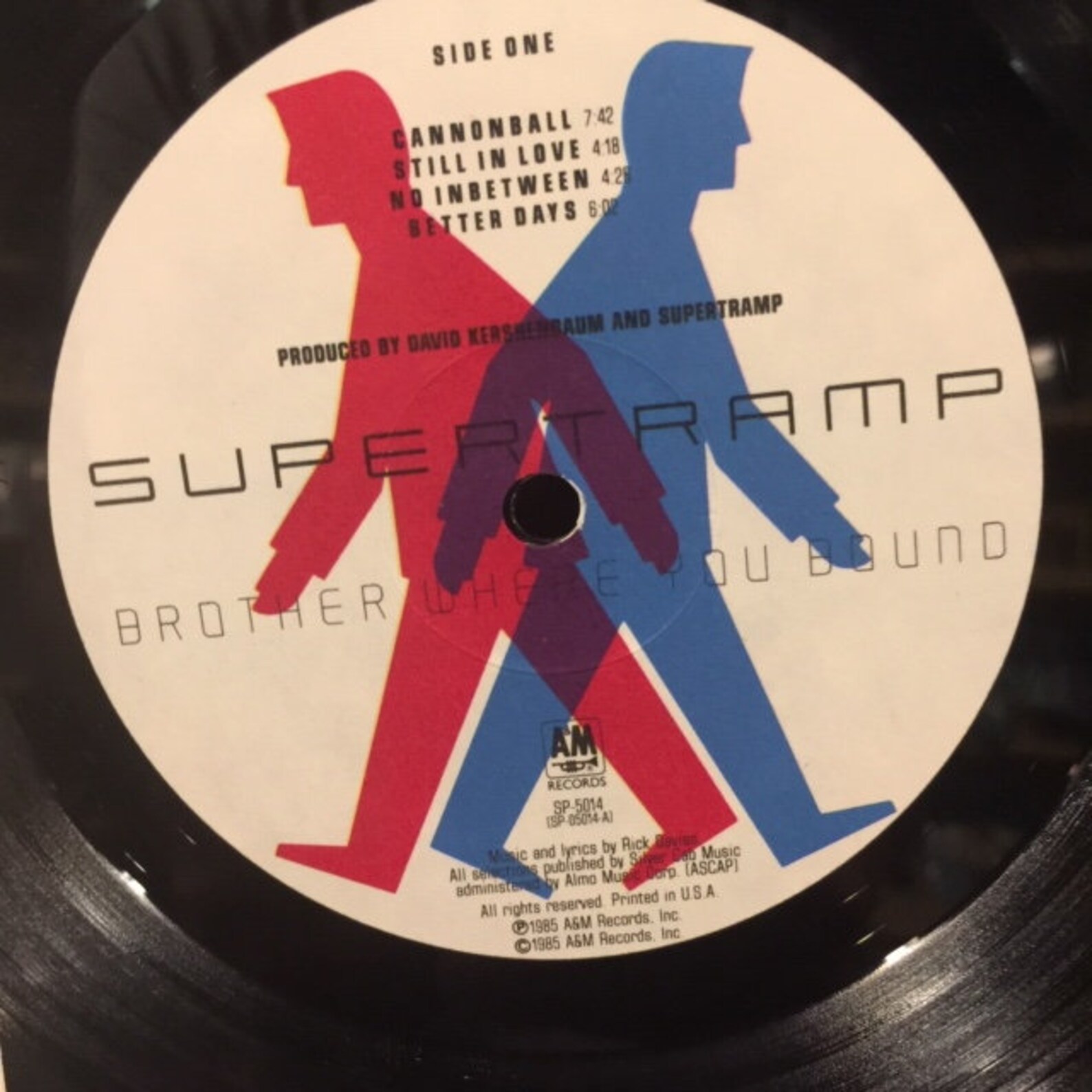 Supertramp Brother Where You Bound Vintage vinilo Etsy