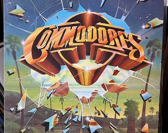 Álbum de vinilo vintage Commodores: "Commodores", "Brick House", "Easy"